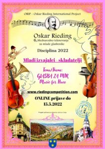 Oskar Rieding Plakat 2022 SLO